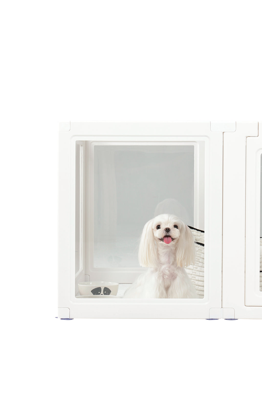 BLANCHE Puppy pen 8 panels S white