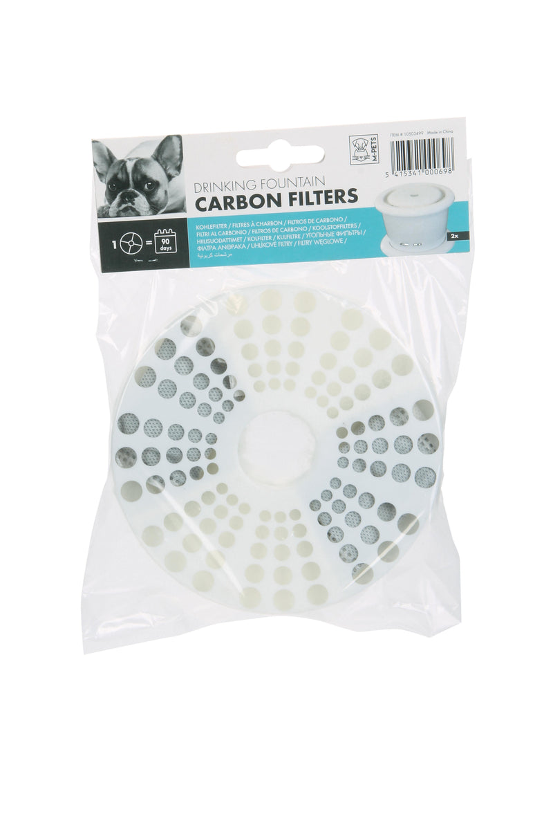 FONTANA D'ACQUA FILTRO 2PCS CARBONIO