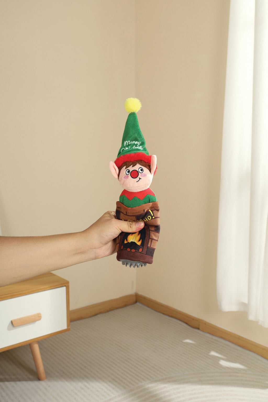 Giocattolo per cani Christmas Snack Attack - Elfo