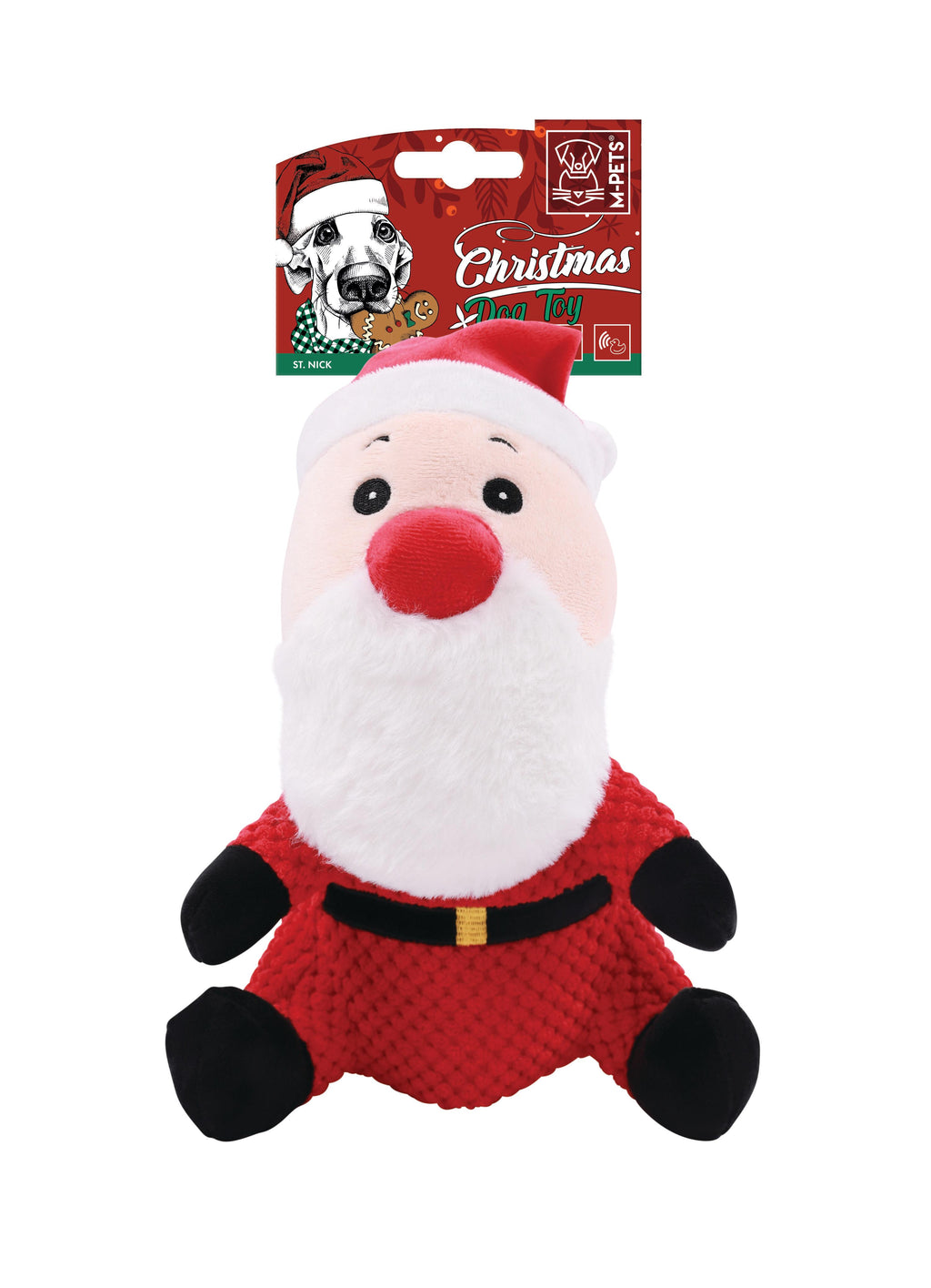 Giocattolo per cani attacco snack di Natale babbo natale - ST. NICK