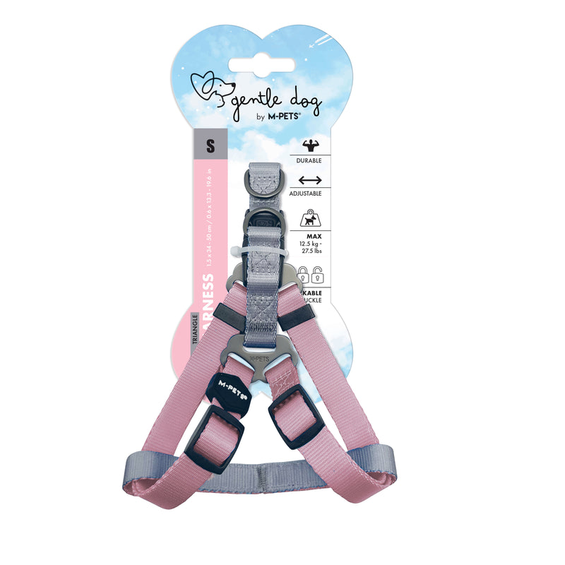 Pettorina triangolare GENTLE DOG rosa