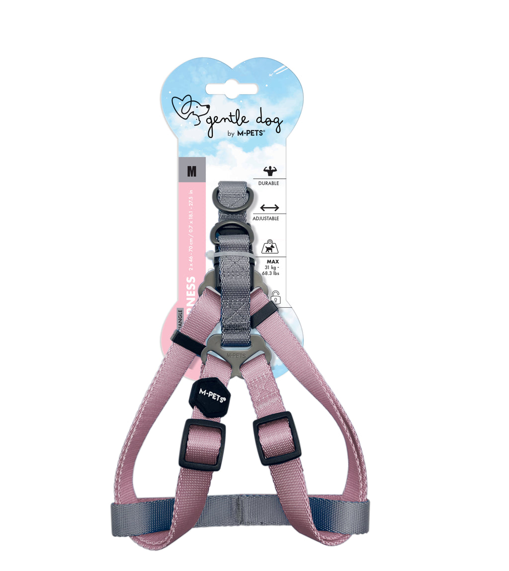 Pettorina triangolare GENTLE DOG rosa