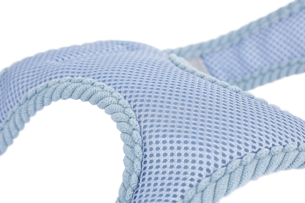 VELVET Dog harness Dusty Blue