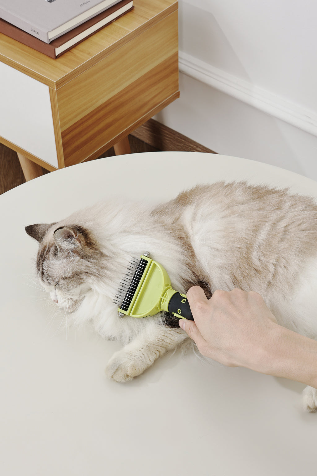 CLICK and GROOM Double-sided Dematting comb