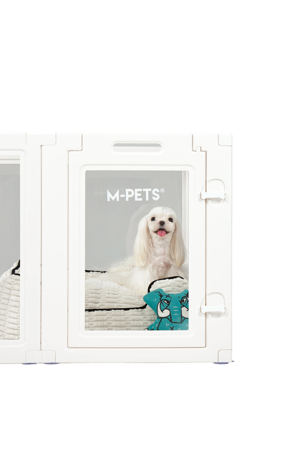 BLANCHE Puppy pen 8 panels S white