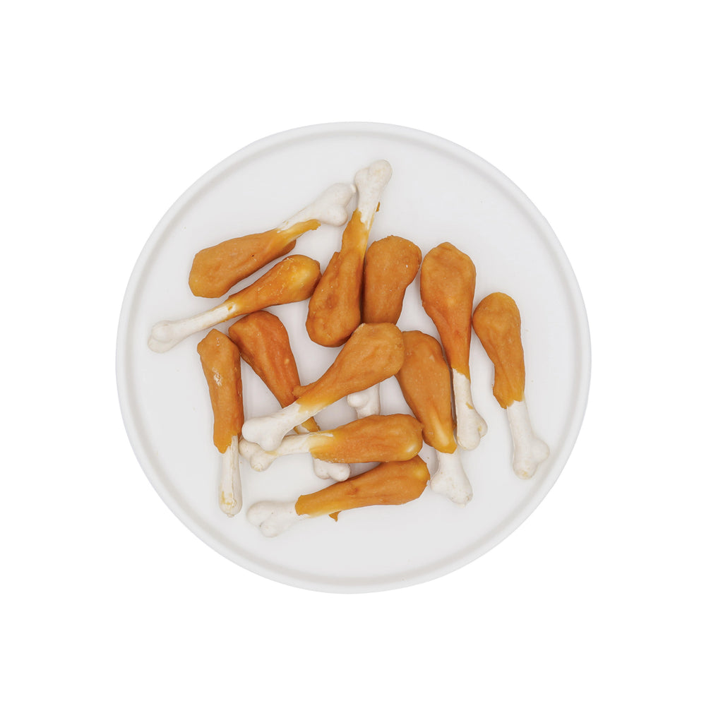 SNACKS PER CANI AL POLLO E CALCIO PER LE OSSA