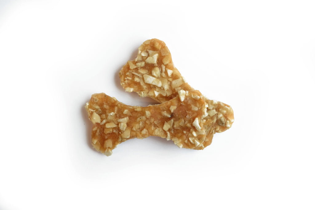 OSSETTI DI POLLO E PELLE GREZZA Snack per Cani