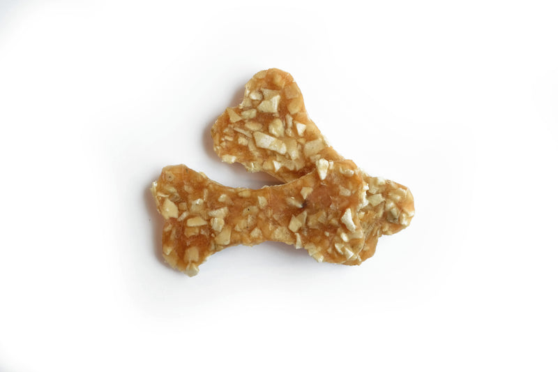OSSETTI DI POLLO E PELLE GREZZA Snack per Cani