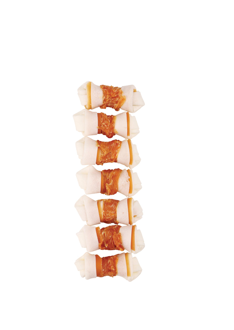 TRUSTY Ossa annodate Extra sapore di pollo 6,4 cm