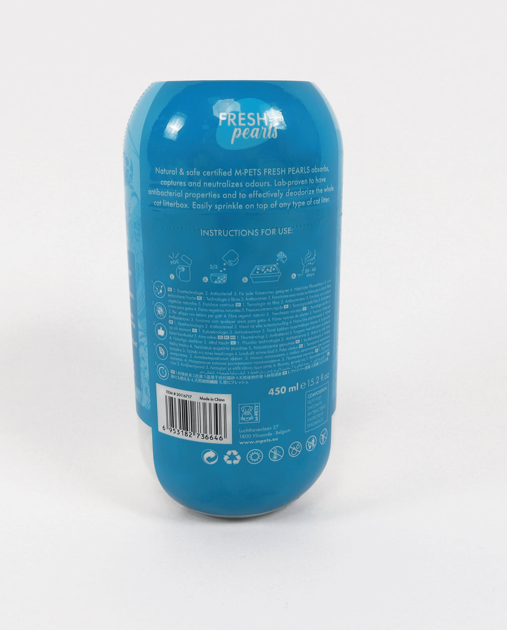 Deodorante per lettiera naturale FRESH Pearls - Oceano 450 ml