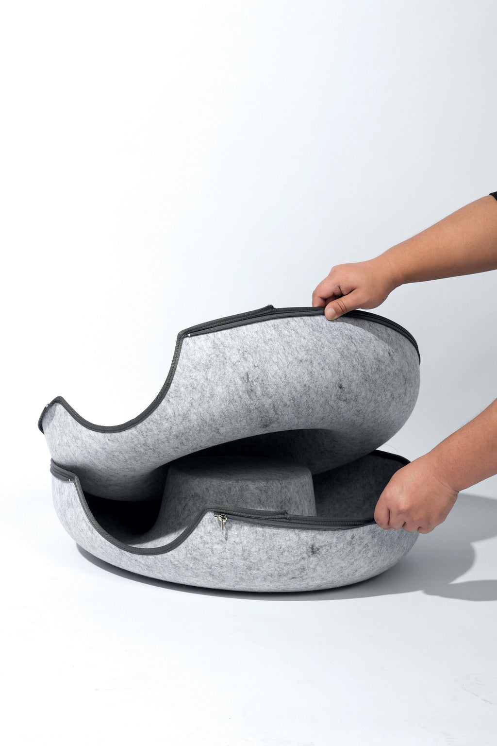 Letto a tunnel DONUT grigio