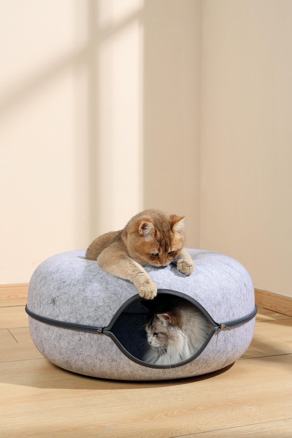 Letto a tunnel DONUT grigio