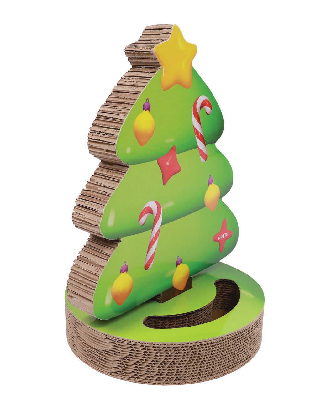 Giocattolo di Natale - Graffiatoio Festivo per gatti a forma di albero