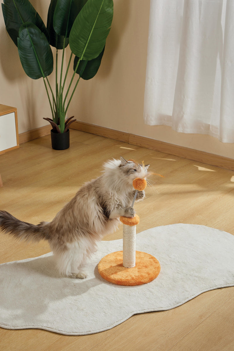IL MIO PRIMO ALBERO PER GATTI Piuma Arancione