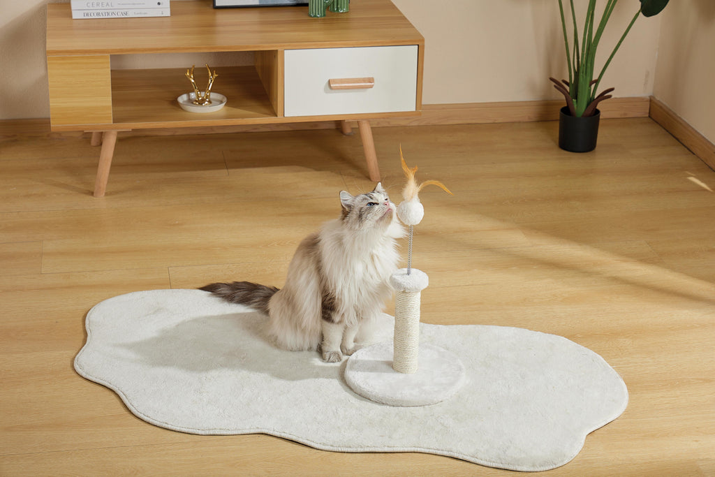 IL MIO PRIMO ALBERO PER GATTI Bianco Piuma