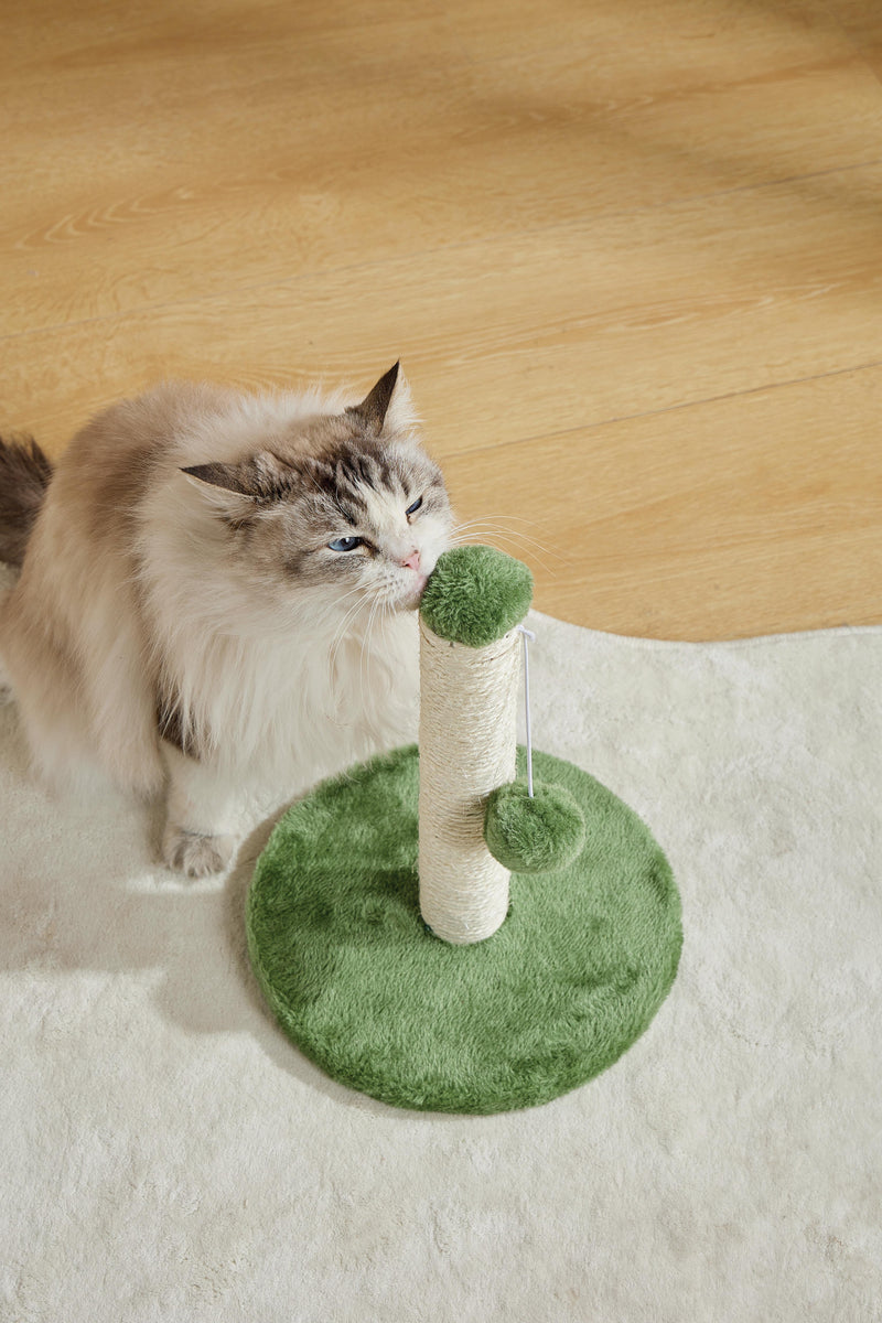 IL MIO PRIMO ALBERO PER GATTI Pompom Verde