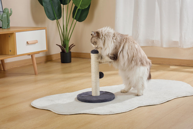 IL MIO PRIMO ALBERO PER GATTI Pompom Grigio Scuro