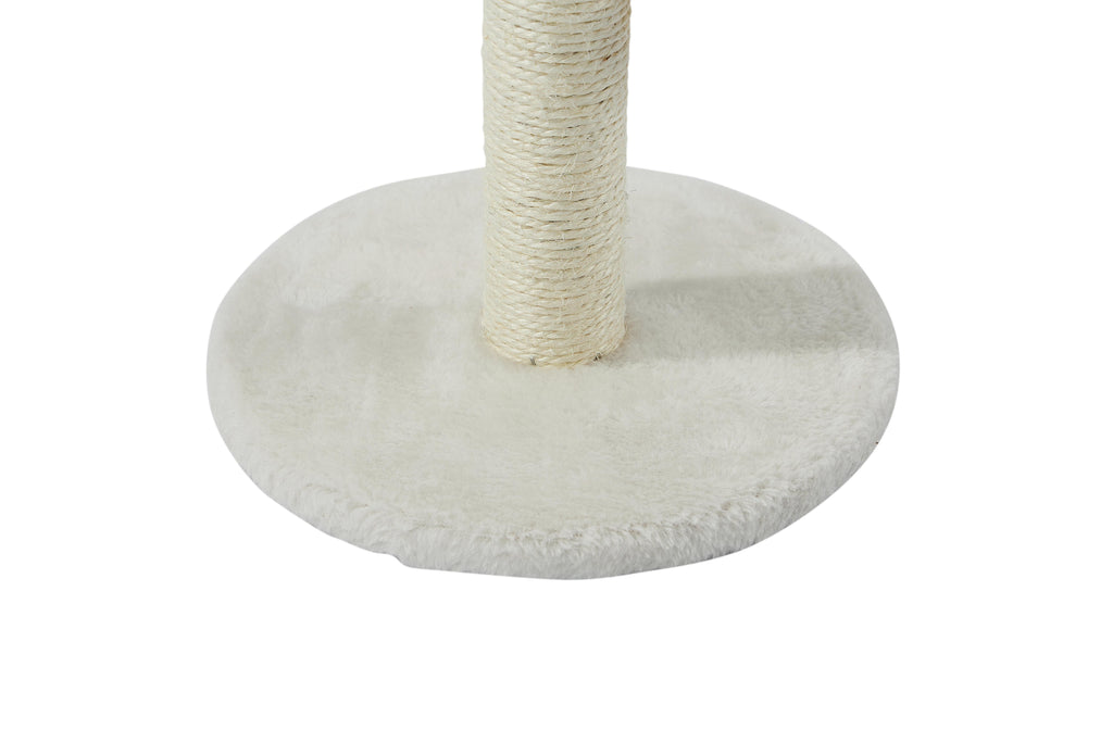 IL MIO PRIMO ALBERO PER GATTI Pompom Bianco