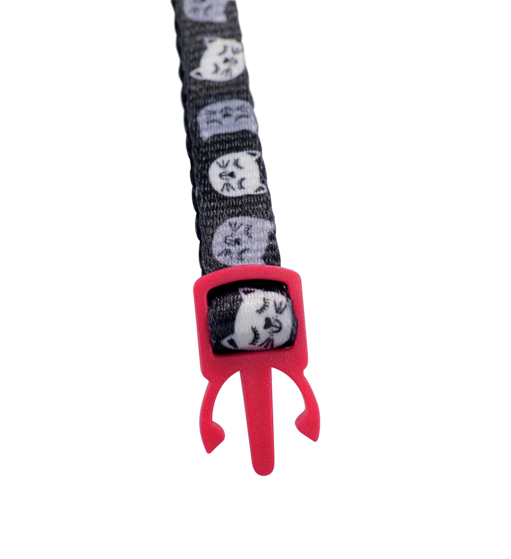 Collare ZANY Cat ECO Nero e Rosso