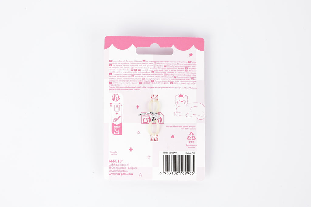 GLAM Accessori per capelli per animali elastico con perla - Rosa