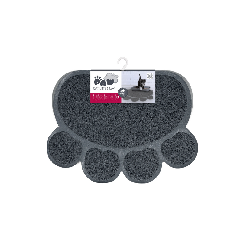 Tappetino per lettiera PAW per gatti grigio