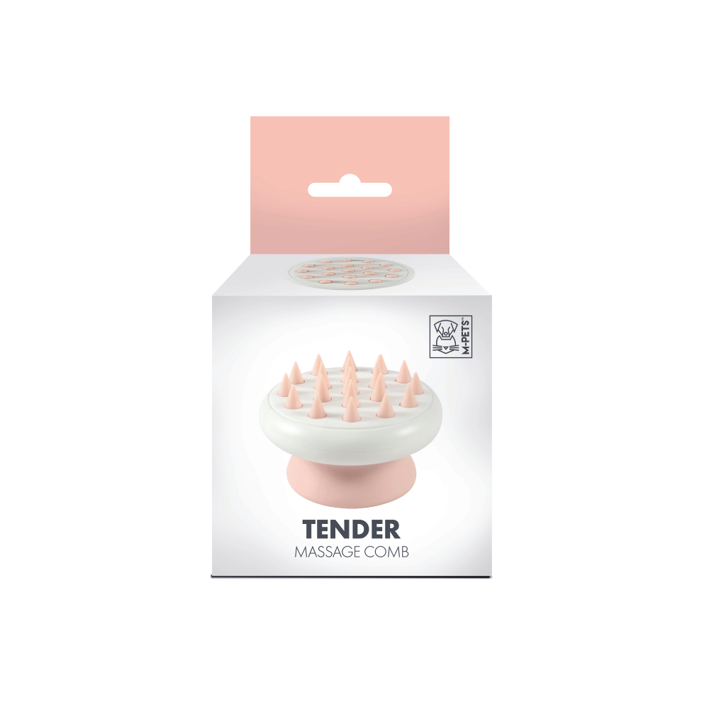 Pettine Morbido per Massaggi Delicati - Denti Affilati Rosa