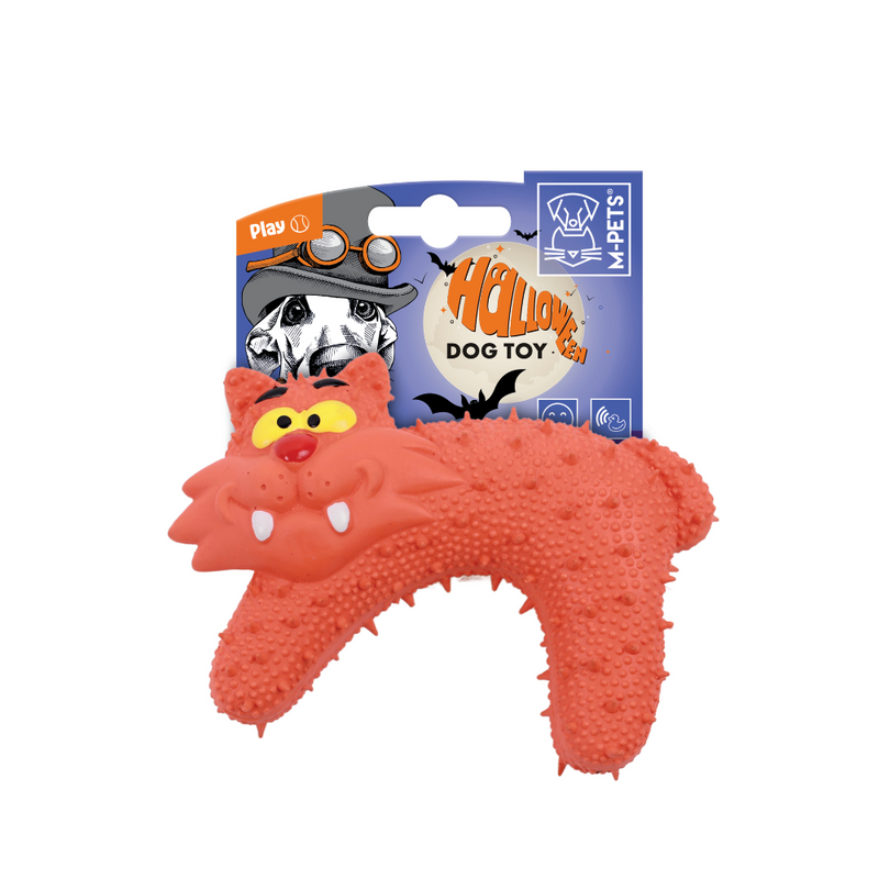 Giocattolo per Cani di Halloween - Gatto Arancione
