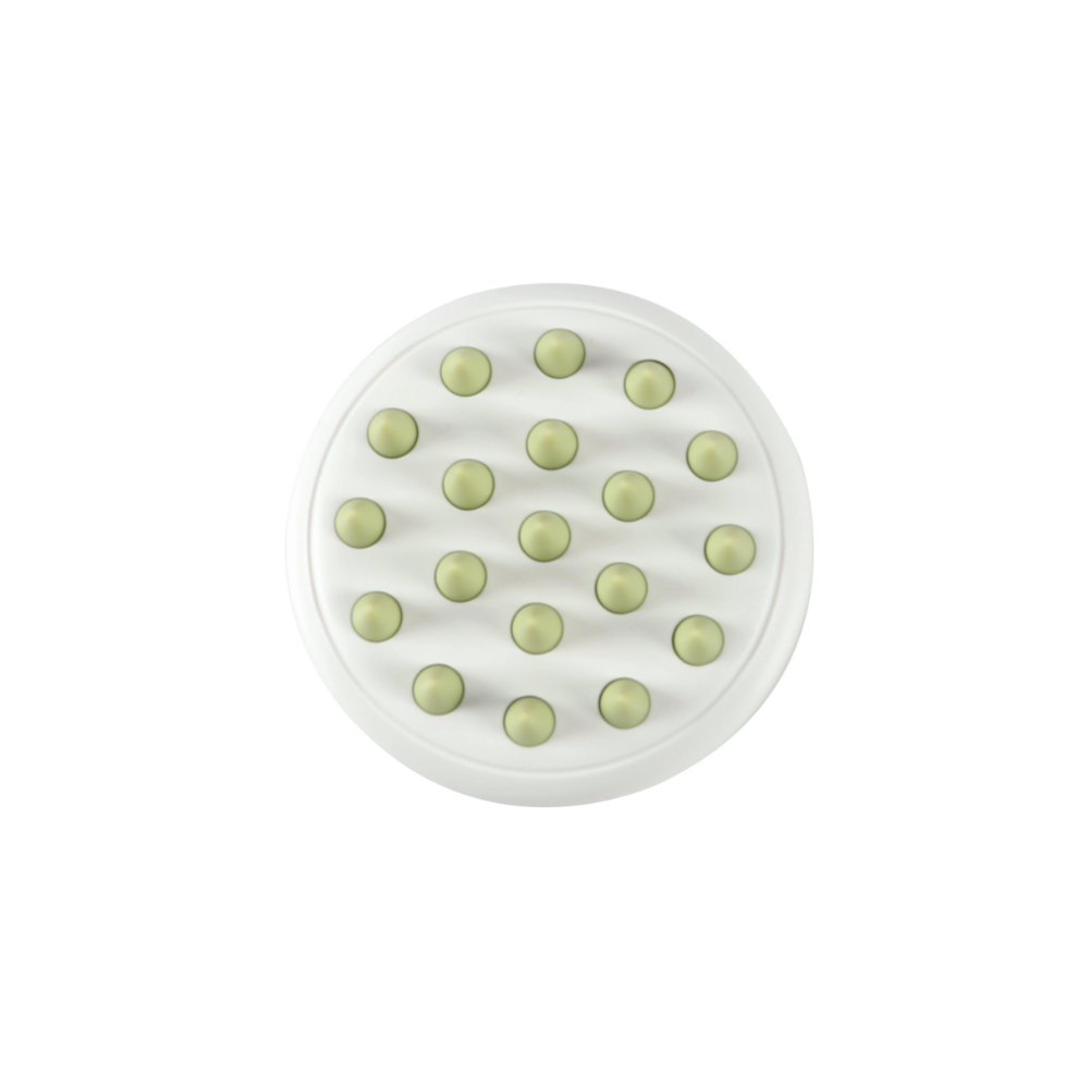 Pettine Morbido per Massaggi Delicati - Denti Affilati Verde