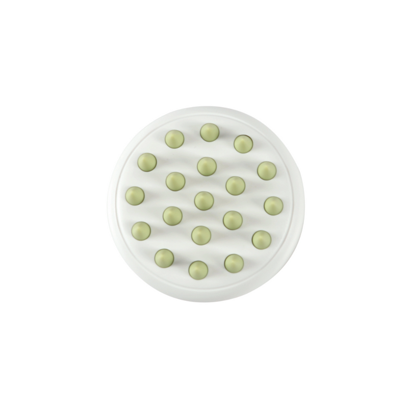 Pettine Morbido per Massaggi Delicati - Denti Affilati Verde