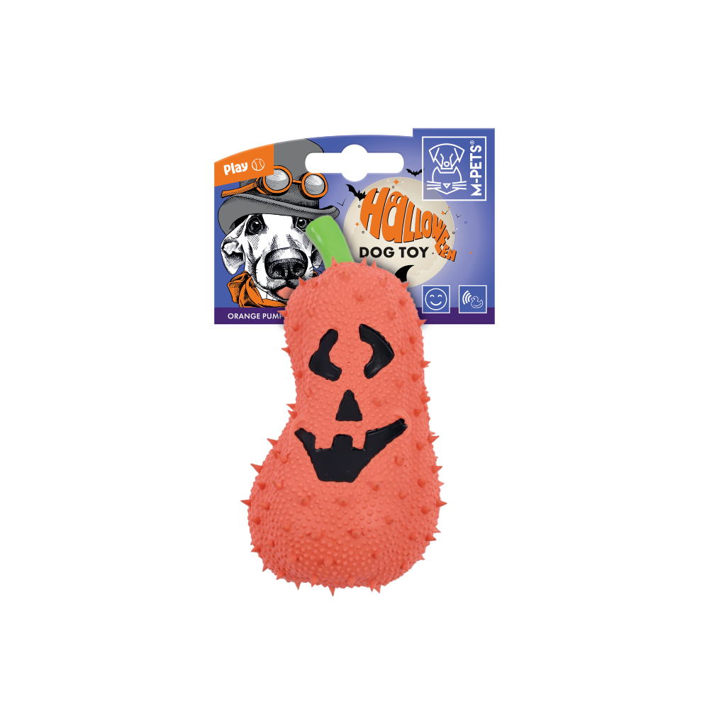 Giocattolo per Cani di Halloween - Zucca Arancione