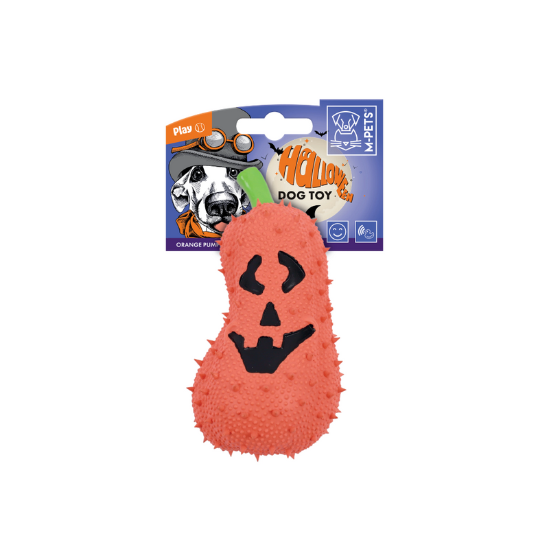 Giocattolo per Cani di Halloween - Zucca Arancione