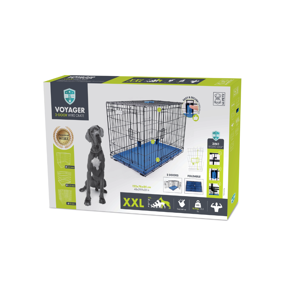 Gabbia in filo VOYAGER Blu