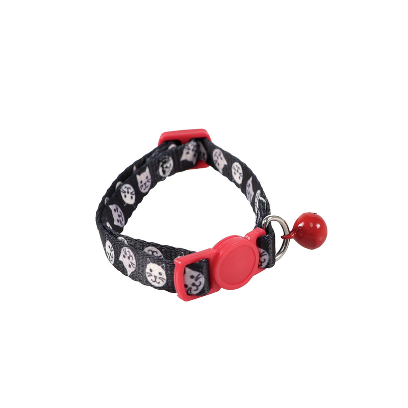 Collare ZANY Cat ECO Nero e Rosso