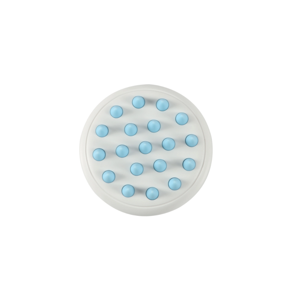 Pettine Morbido per Massaggi Delicati - Denti Aghi Blu