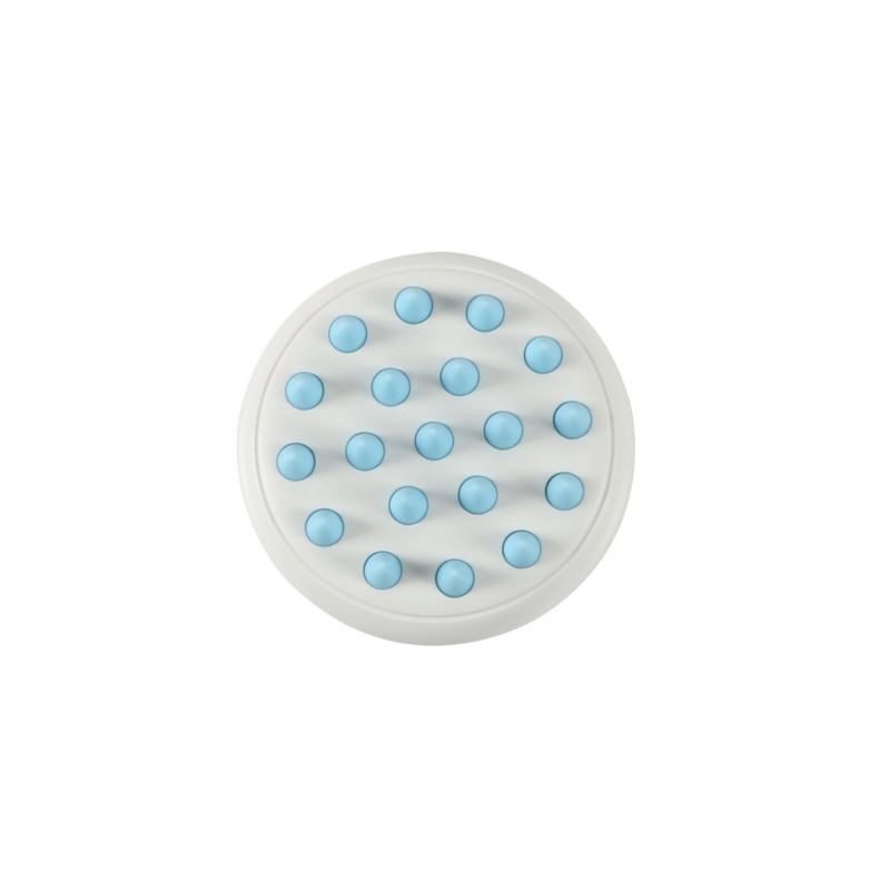 Pettine Morbido per Massaggi Delicati - Denti Aghi Blu