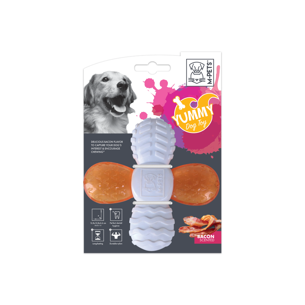 Giocattolo YUMMY con profumo di bacon tipo 1