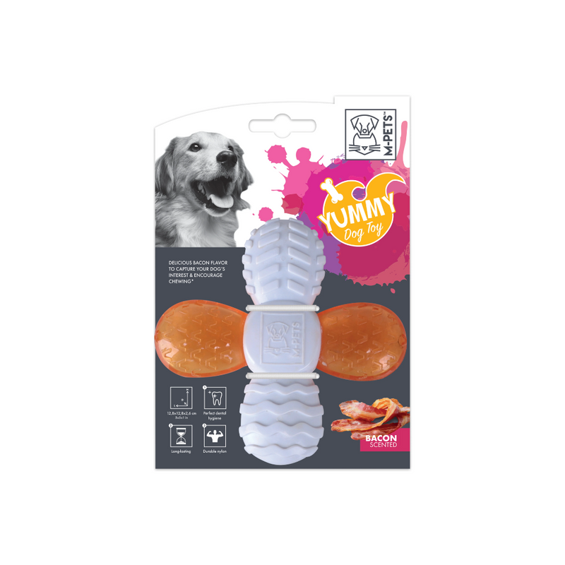 Giocattolo YUMMY con profumo di bacon tipo 1