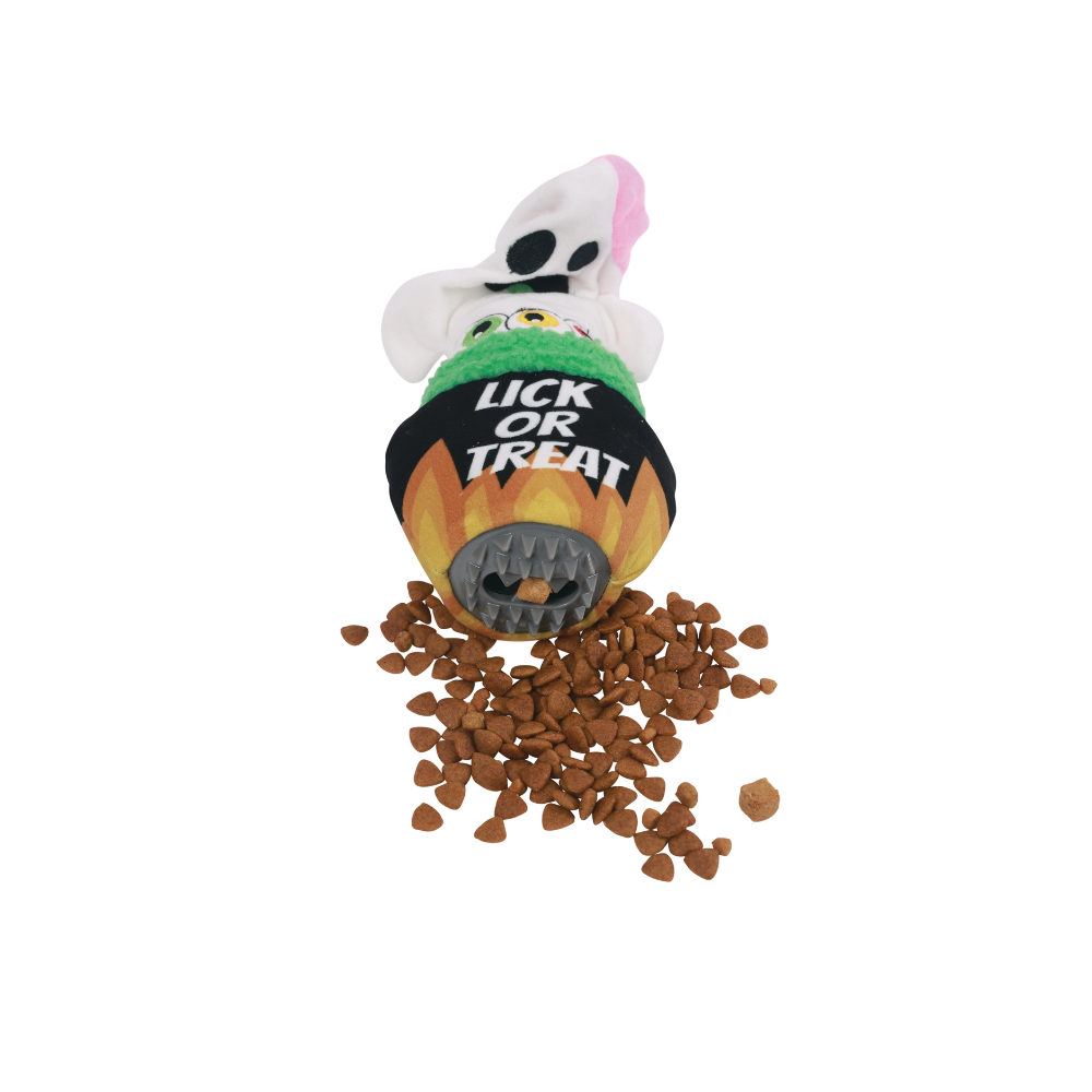 Giocattolo per cani Halloween Snack Attack - Fantasma