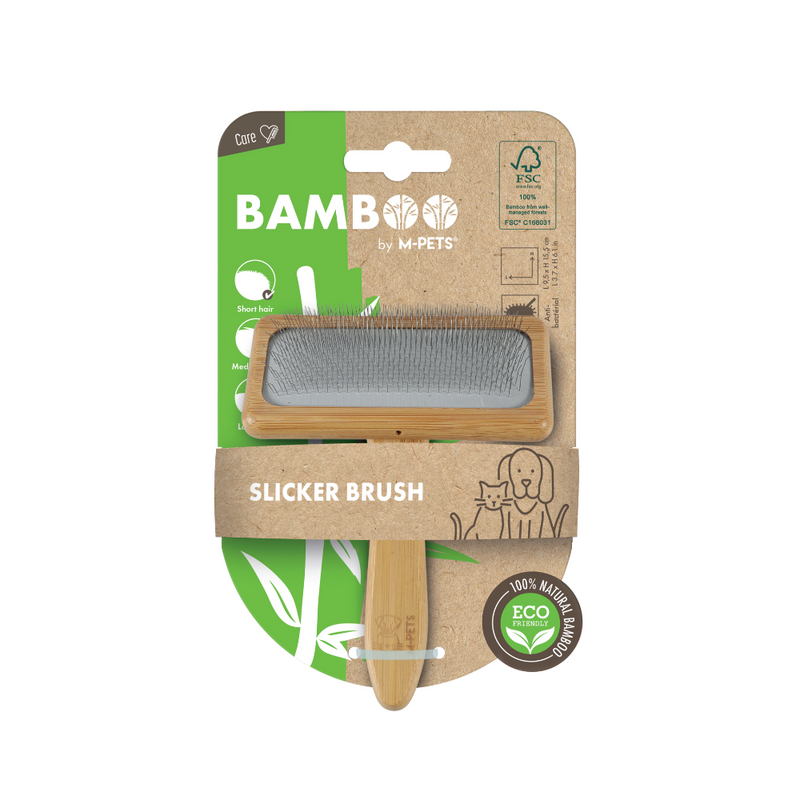 BAMBOO Spazzola Slicker