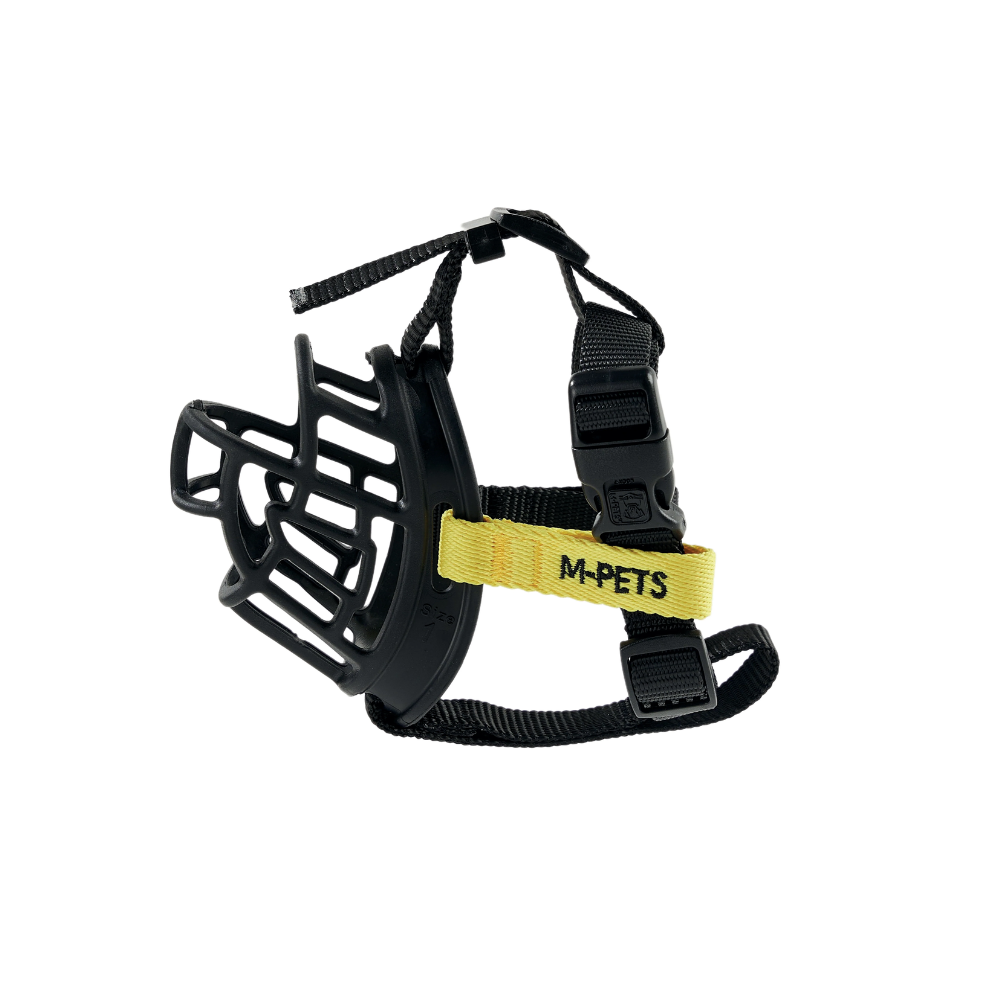 MUSERA BARK GUARD per Cani Nero e Giallo