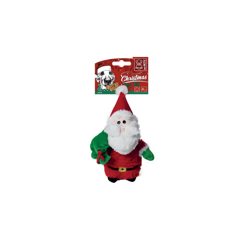 GIOCATTOLO PER CANI NATALIZIO - BABBO NATALE