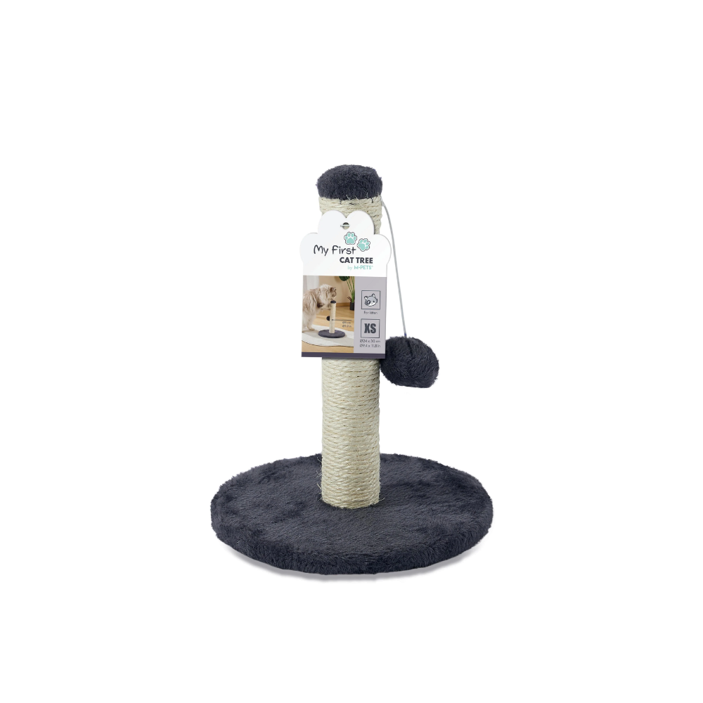 IL MIO PRIMO ALBERO PER GATTI Pompom Grigio Scuro