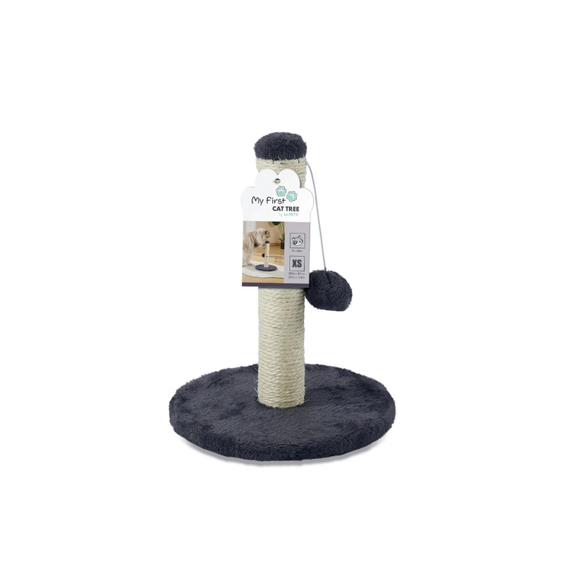 IL MIO PRIMO ALBERO PER GATTI Pompom Grigio Scuro