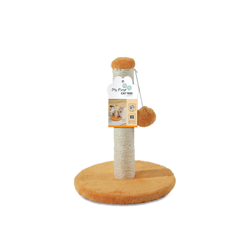 IL MIO PRIMO ALBERO PER GATTI Pompom Arancione
