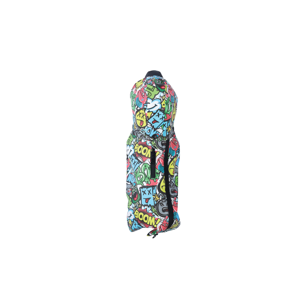 Impermeabile stile urbano multicolore