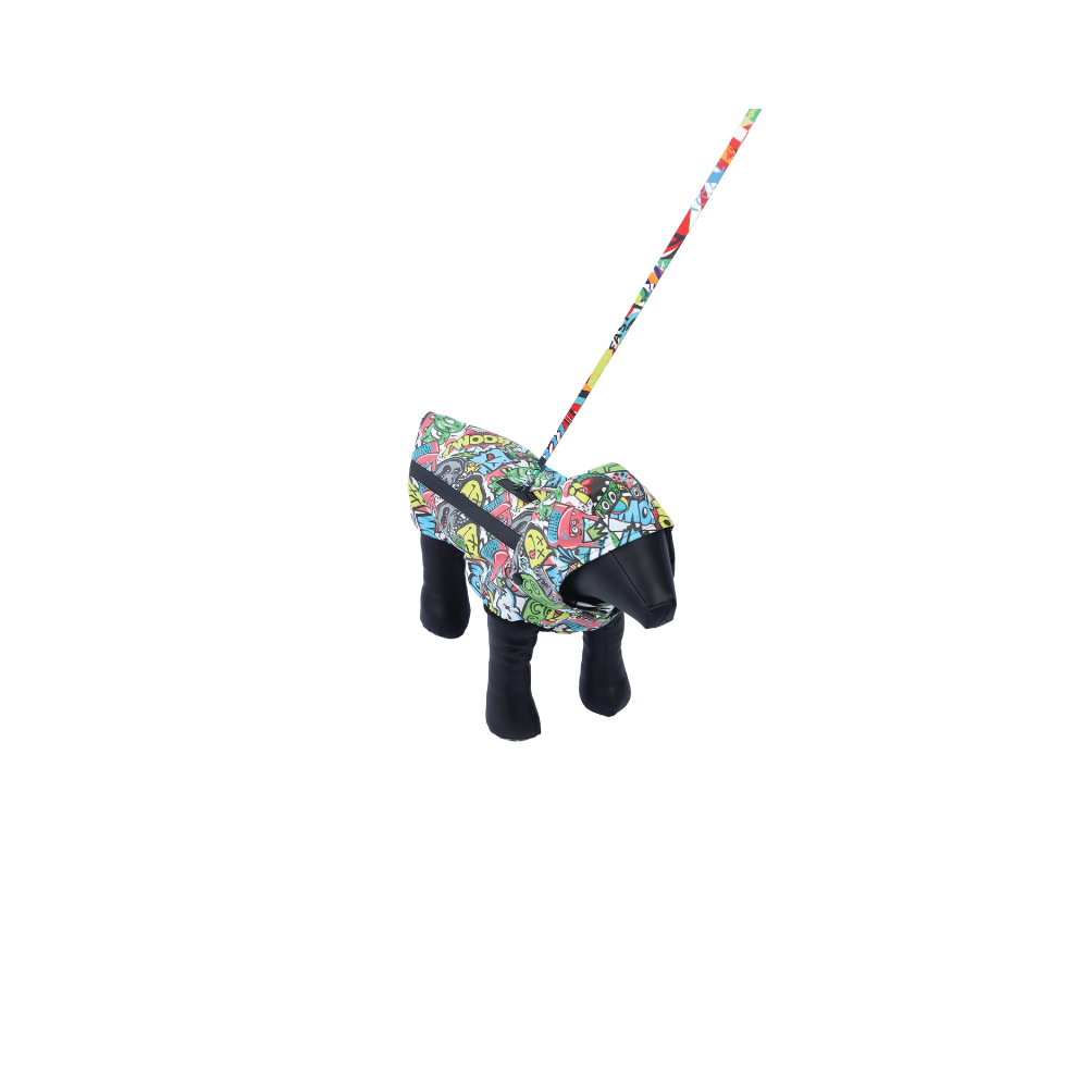 Impermeabile stile urbano multicolore
