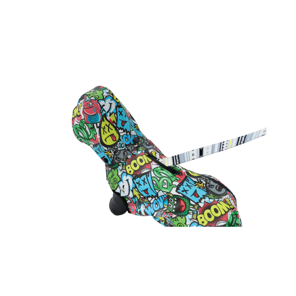 Impermeabile stile urbano multicolore