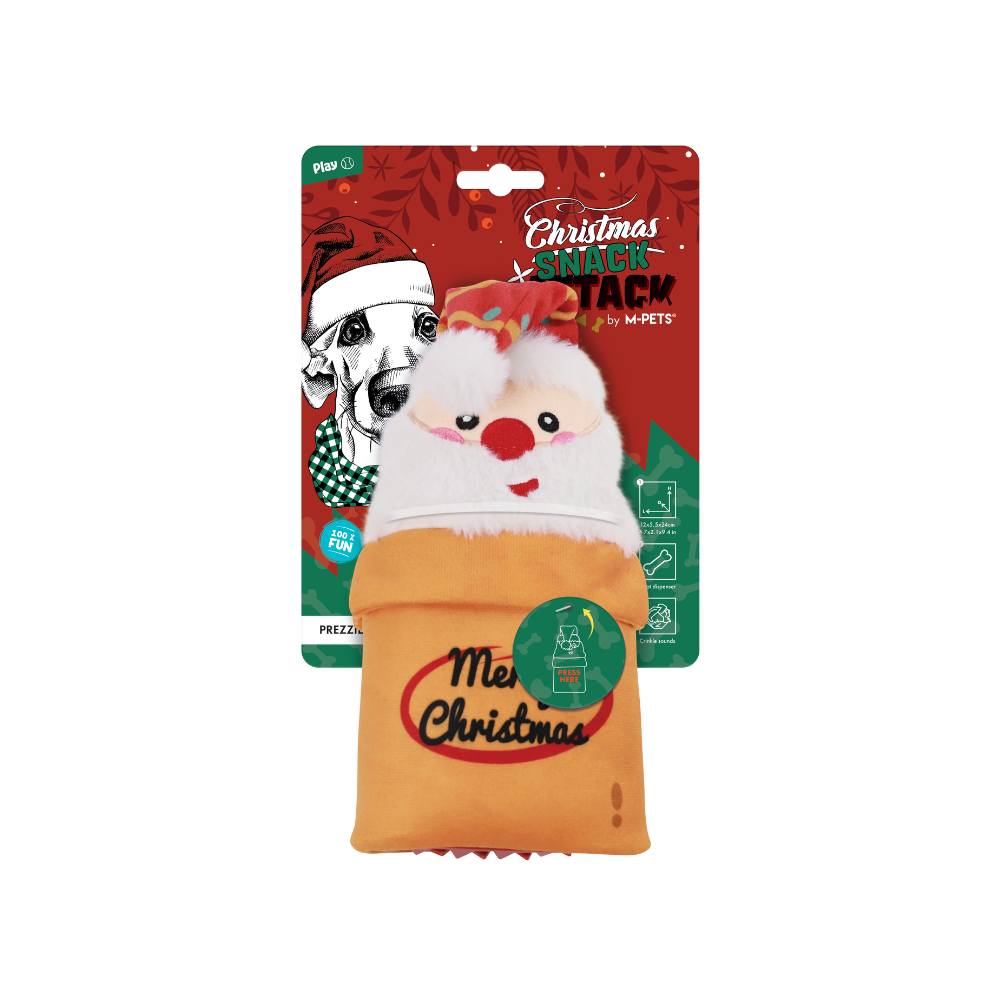Giocattolo per cani Christmas Snack Attack - Prezzie