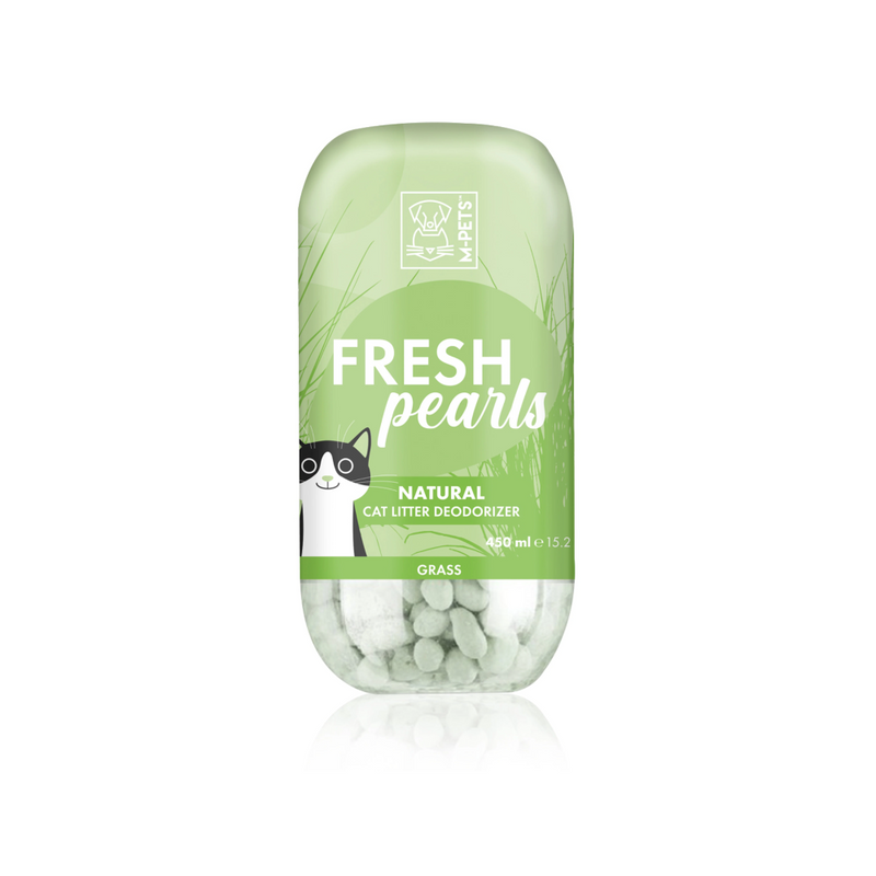 Deodorante per lettiera naturale FRESH Pearls - Erba 450 ml