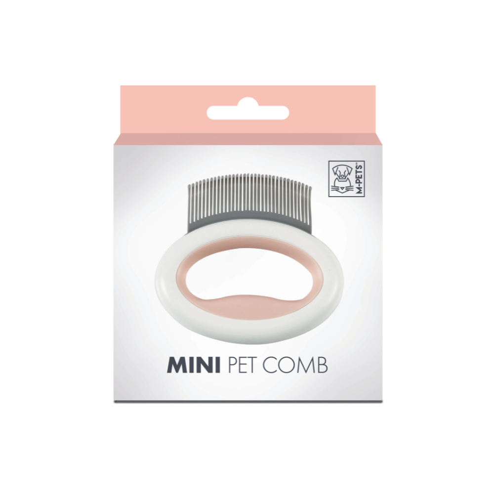 Pettine MINI per animali domestici - Rosa